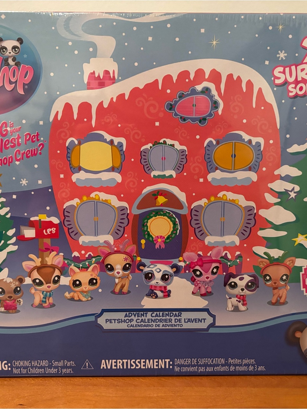 Littlest Pet Shop Pink & Blue Holiday Playhouse Advent Calendar